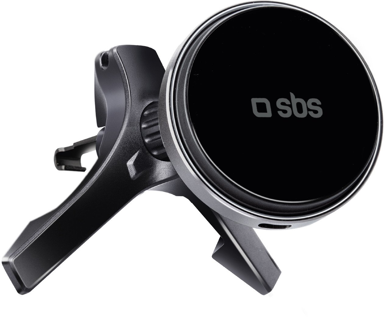 Mbajtëse telefoni për makinë SBS TESUPMAGWIR15W, magnetike MagSafe, karikim wireless 15W, e zezë