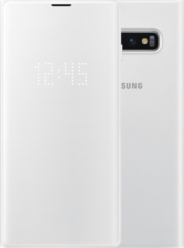 Mbrojtëse Samsung LED View për Samsung G973 Galaxy S10, e bardhë