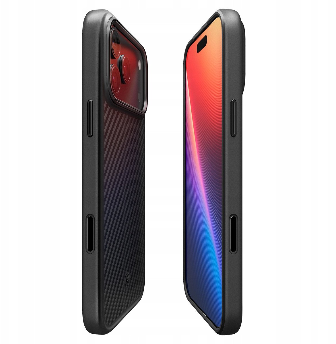 Mbulesë telefoni Spigen Enzo Aramid T MagSafe, për iPhone 17 Pro Max, e zezë