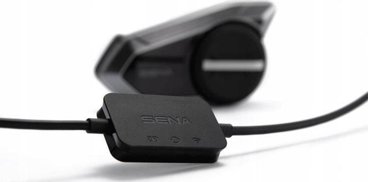 Interkom për motorçikletë Sena 50S-10, Mesh Intercom, SOUND BY Harman Kardon, i zi