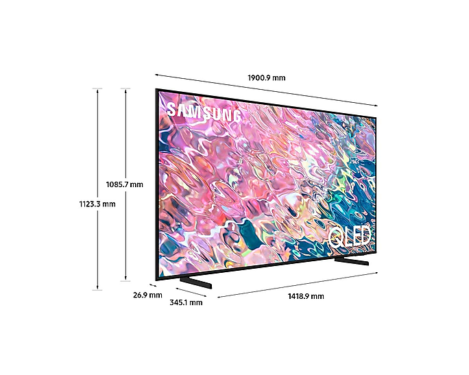 Televizor Samsung QE85Q60CAUXXH, 85", QLED, 4K UHD, Smart, Tizen