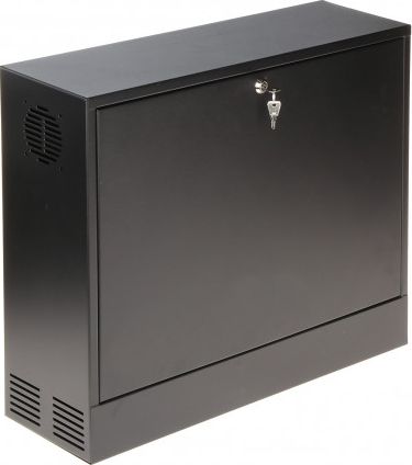 Derë për kabinet rack Zvesn CR19-3U-180-B, 3U, 19", e zezë