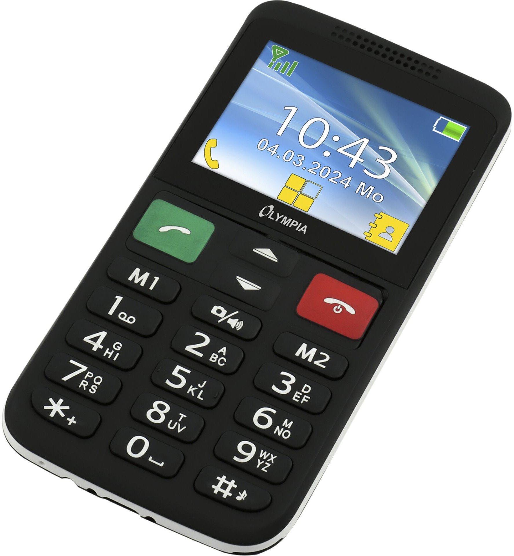 Telefoni mobil Olympia LUX, dual SIM, ekran 2.4", i zi