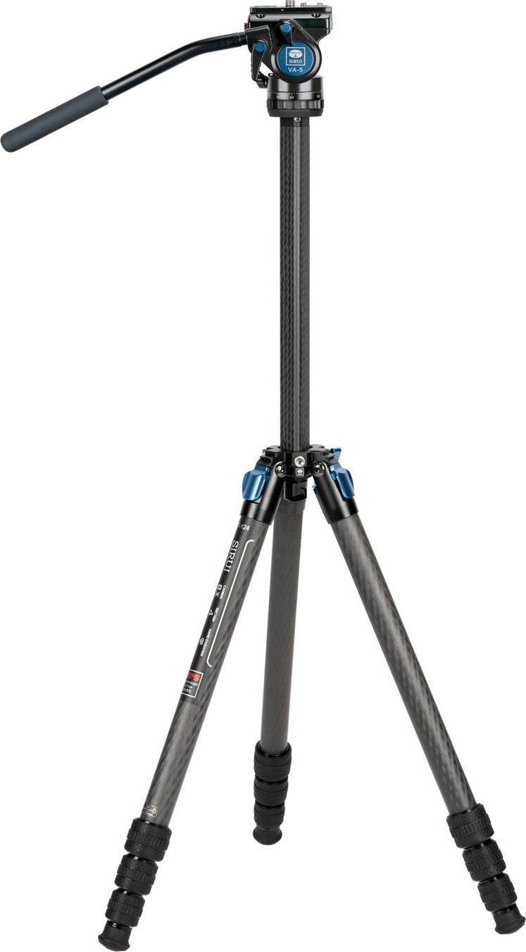 Tripod video Sirui ST-124 VA-5, karbon, 158 cm, i zi