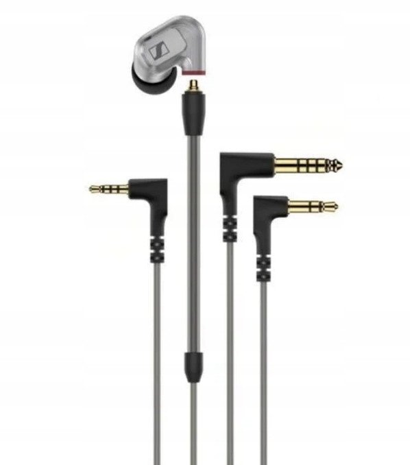 Kufje in ear Sennheiser IE 900, kabllo të balancuara, argjendta