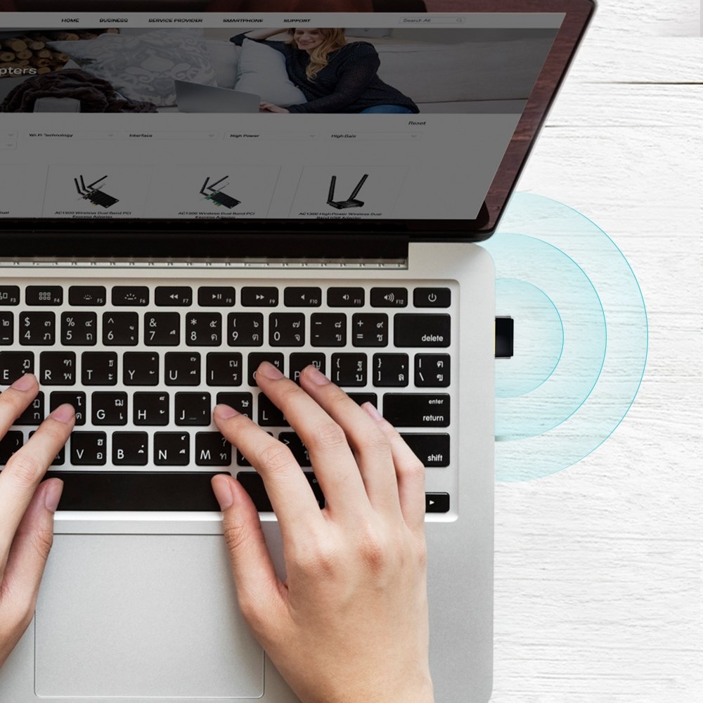 Përshtatës Wi-Fi TP-Link Archer T2U Nano, AC60