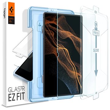 Xham mbrojtës Spigen Glas.tR Slim për Samsung Galaxy Tab S8 Ultra, 0.3mm, fortësi 9H, transparent