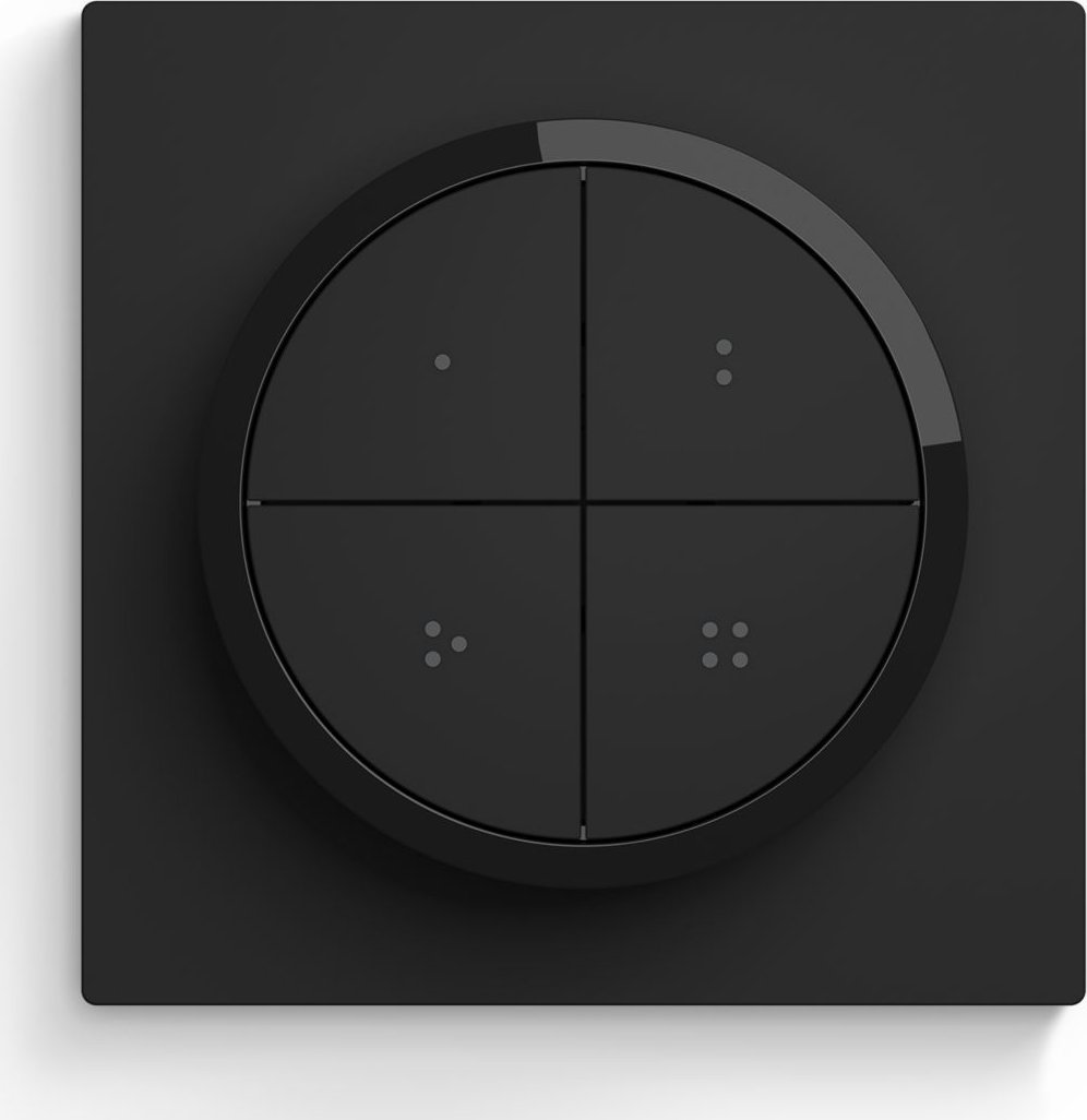 Ndërprerës inteligjent Philips Hue Tap Dial, me rrotullim, i zi