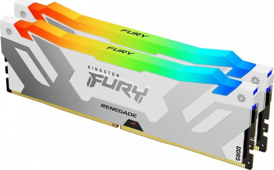 Memorie Kingston Fury Renegade RGB, DDR5, 32 GB, 7200 MHz, CL38, KF572C38RWAK2-32