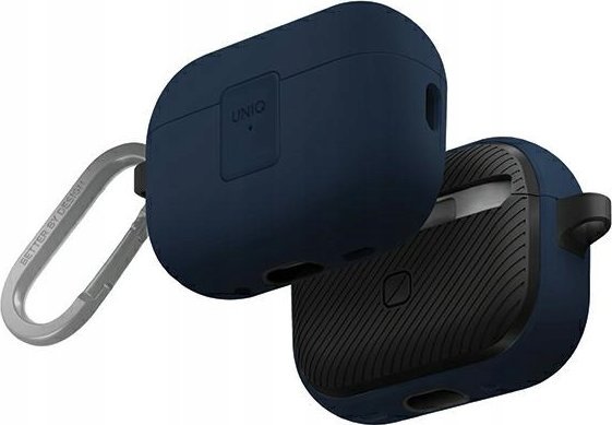 Fутрола Uniq Clyde Lock Case за AirPods Pro 2, 2022 2023, темно сина сива