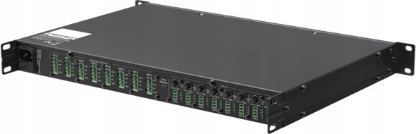 Amplifikator Audac CEP803, 8 kanale, 30W për kanal, 4 Ohm