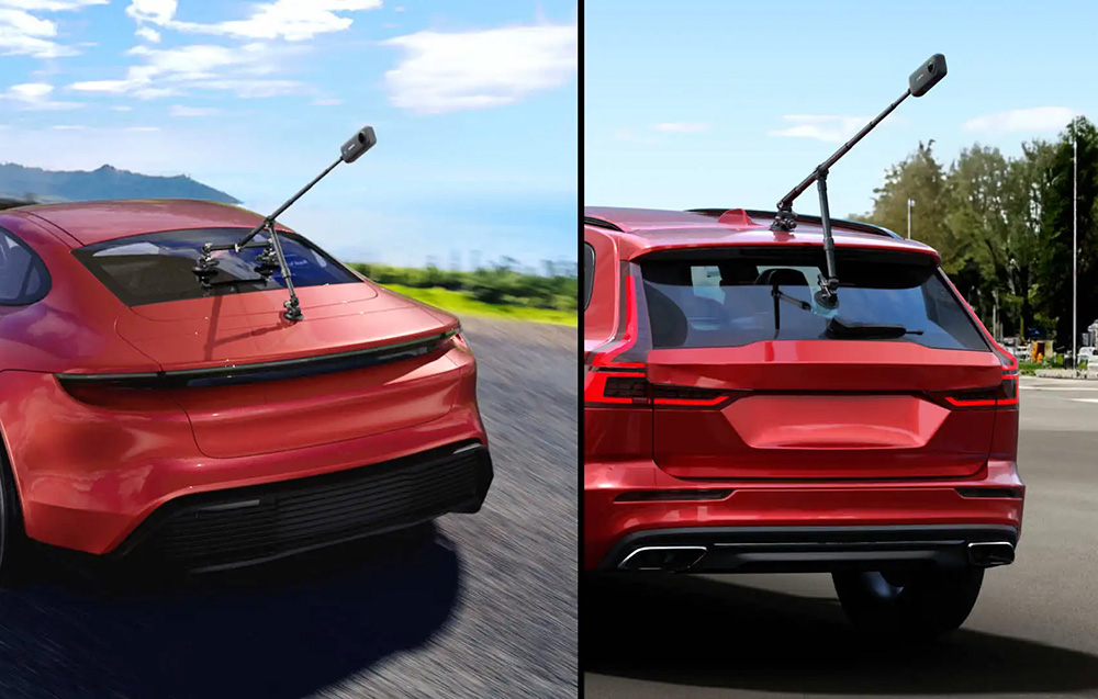 Mbajtëse Insta360 për makinë, e zezë