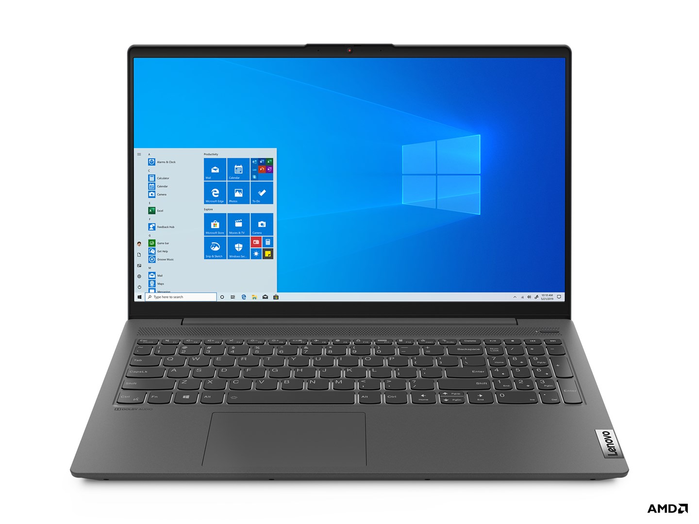 Laptop Lenovo IdeaPad 5 15ALC05 5700U, 15.6", AMD Ryzen 7, 8GB RAM, 512GB SSD, i hirtë