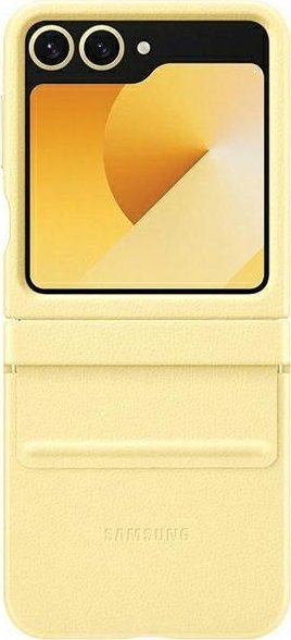 Mbulesë telefoni Samsung EF-VF741PYEGWW, 6.7", me flap, e verdhë