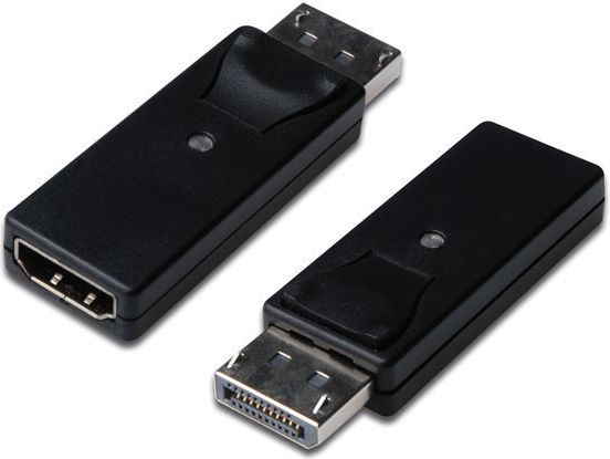 Përshtatës Assmann Digitus DisplayPort- HDMI AK-340602-000-S, i zi