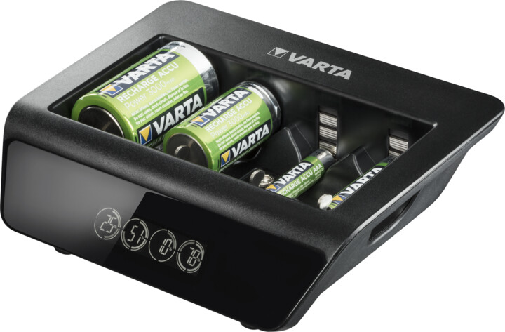Полнач VARTA Universal Charger + со екран LCD, црна