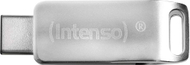 USB Intenso cMobile Line, 64GB, USB C, metalik argjendtë