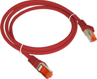 Kabllo rrjeti Alantec Patch-cord S/FTP Cat.6A LSOH, 2m, e kuqe