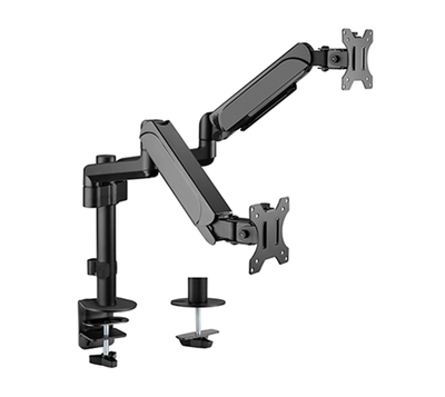 Mbajtëse Monitori Gembird MA-DA2P-01, 17-32", 9kg, VESA 100x100, e zezë