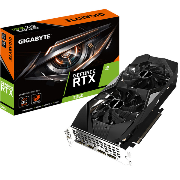 Kartelë grafike Gigabyte GeForce RTX 2060 WINDFORCE OC 12G NVIDIA 12 GB GDDR6