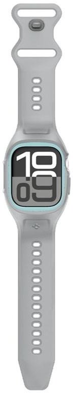 Rrip mbrojtës për orë inteligjente Spigen Liquid Air Pro, për Apple Watch 10 46mm, silikon, gri