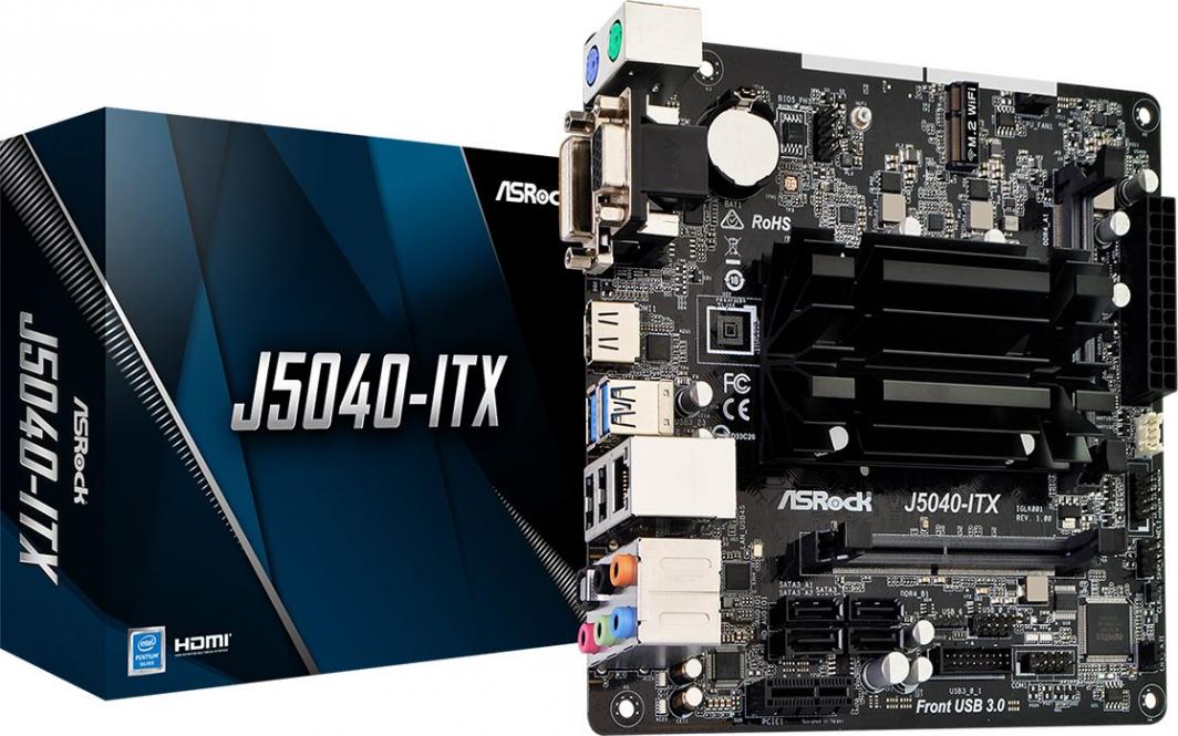 Pllakë amë ASRock J5040-ITX