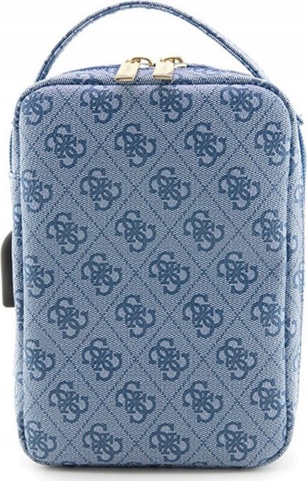 Organizues aksesorësh Guess 4G Printed Stripes, me porta USB A, lëkurë eko, i shumëngjyrshëm