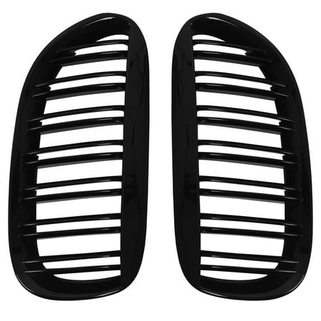 Grillë e përparme BMW Seri 6 E63 E64, Black Double Line, 2004-2010, e zezë