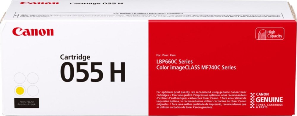 Toner Canon CRG 055 H, i verdhë