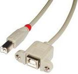 LINDY USB 2.0 Продолжителен Кабел Тип B/B, 1 m