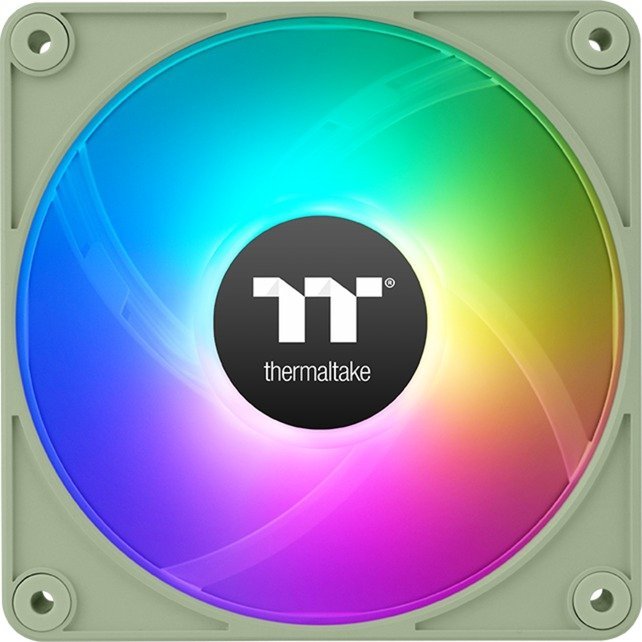 Ventilator PC Thermaltake CT120 EX ARGB Sync, 120mm, set 3 copë, jeshile Matcha
