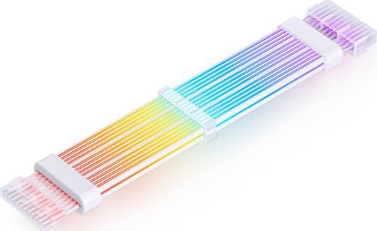 Kabllo ndriçimi ARGB për GPU Jonsbo, 3x 8 pin, 30 cm, e bardhë