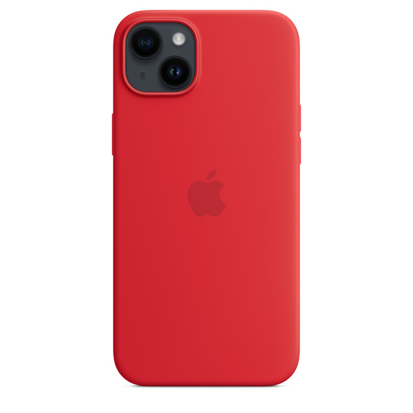 Apple iPhone 14 Plus Silicone Case me MagSafe, (PRODUCT)RED