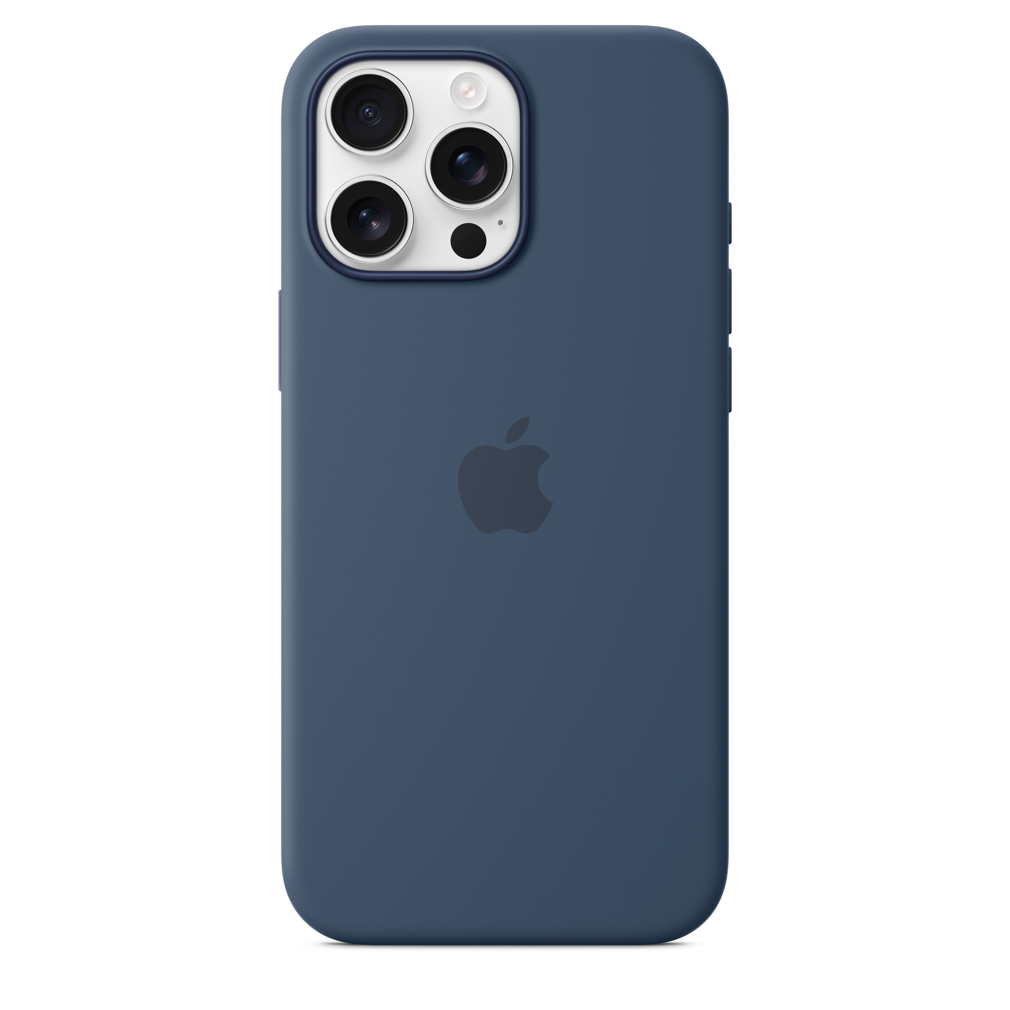 Apple iPhone 16 Pro Max Silicone Case with MagSafe, Denim