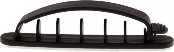 Organizer kabllosh InLine Handle 59970, set 10 copë, me ngjitës, i zi