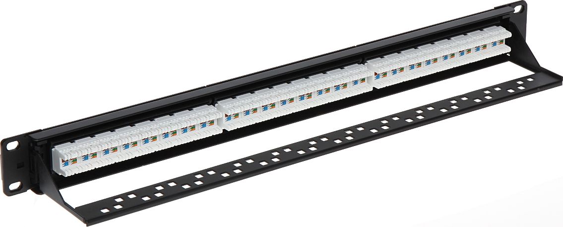 Patch panel Delta PP-24 RJ FX 6C, 24x RJ45, 1U 19", i zi
