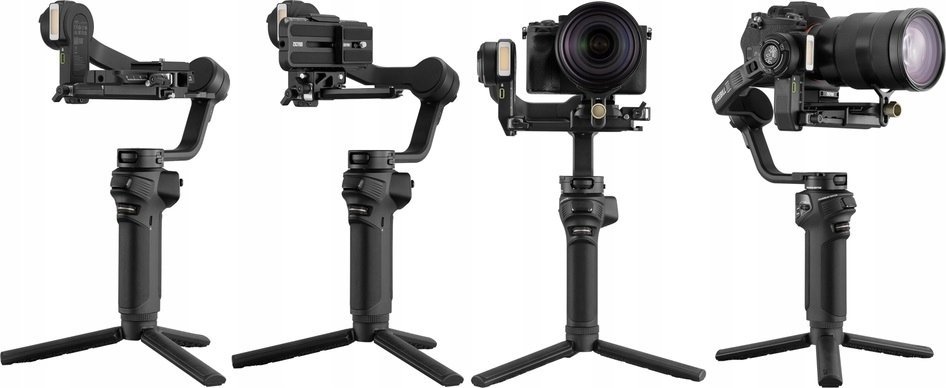 Stabilizator gimbal Zhiyun Weebill 3S Combo, për kamera, i zi