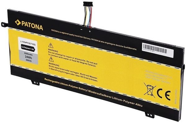Bateri PATONA për LENOVO Ideapad 710S/xiaoxin Air 13, 3200mAh Li-Pol 7.6V, L15S4PC0