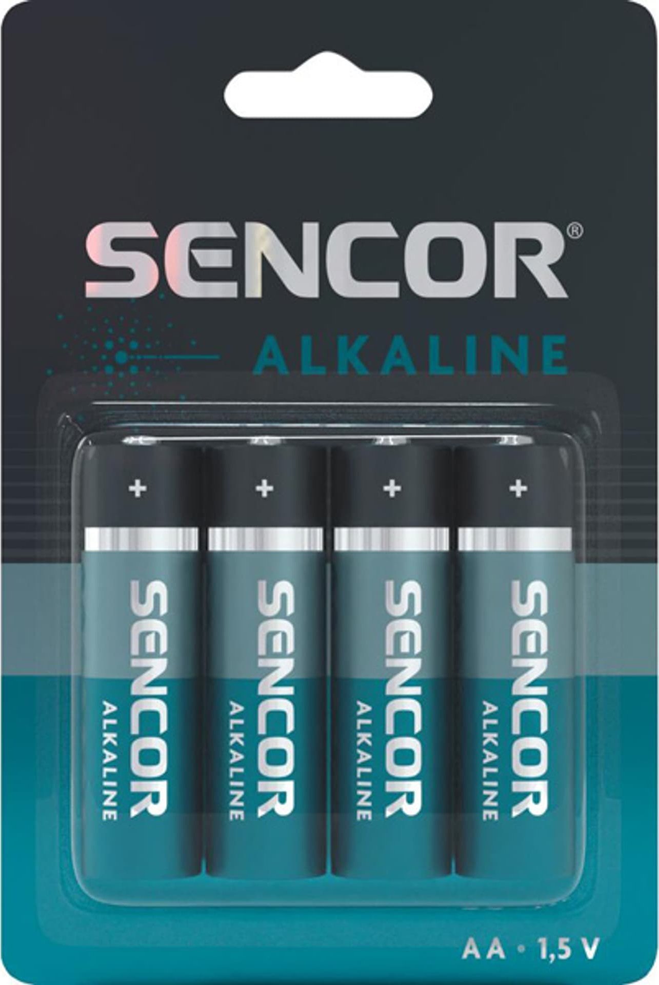 Bateri alkaline Sencor SBA LR6 AA, 1.5V, paketim 4 copë