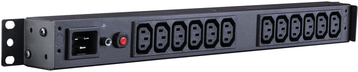 Shprëndarës energjie CyberPower Rack PDU, Basic, 1U, 16A, (12)C13, IEC C20              