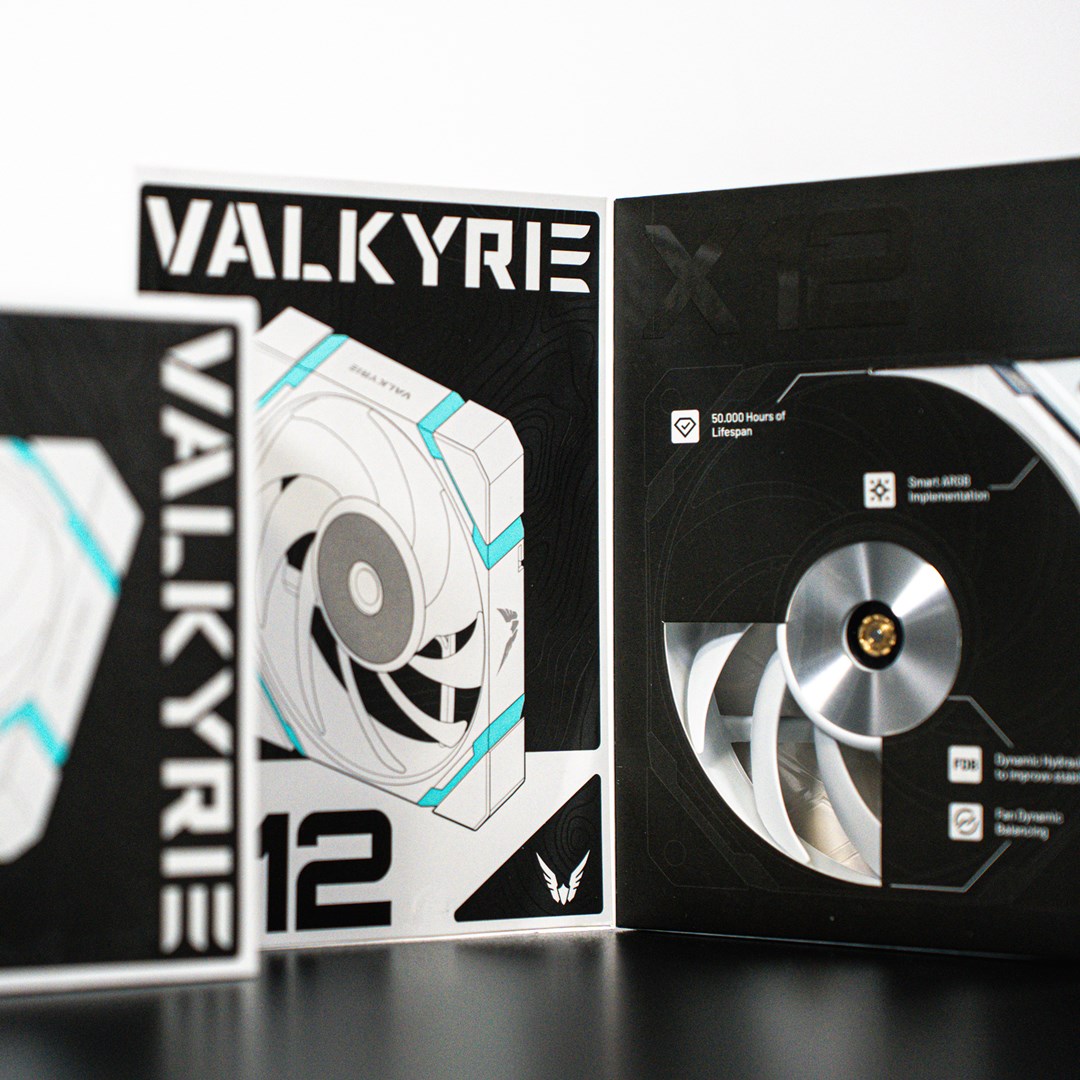 Ventilator Valkyrie X12F ARGB, 120mm, i zi