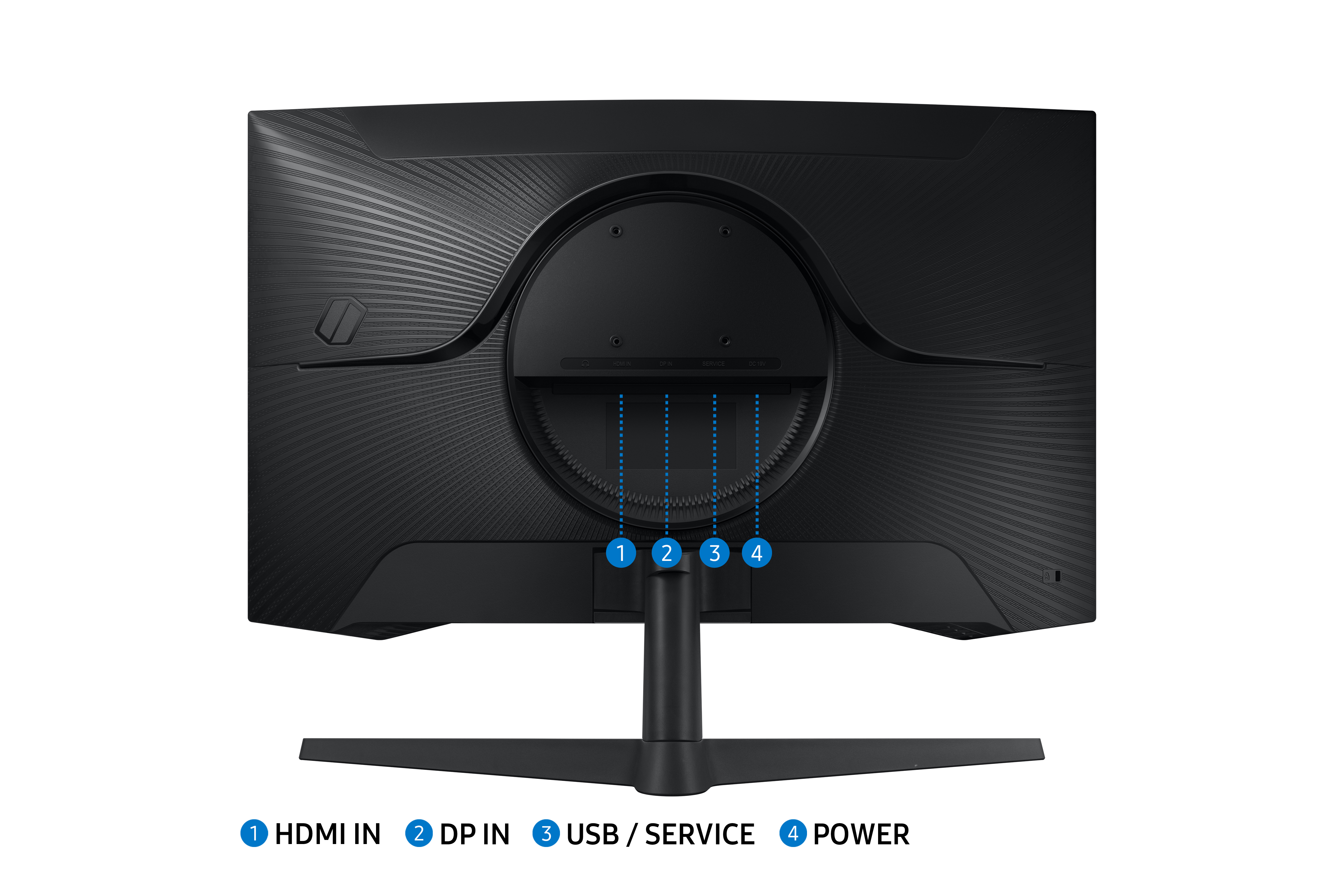 Монитор Samsung Odyssey G55C, 27", VA, QHD, 165Hz, 1ms, црн