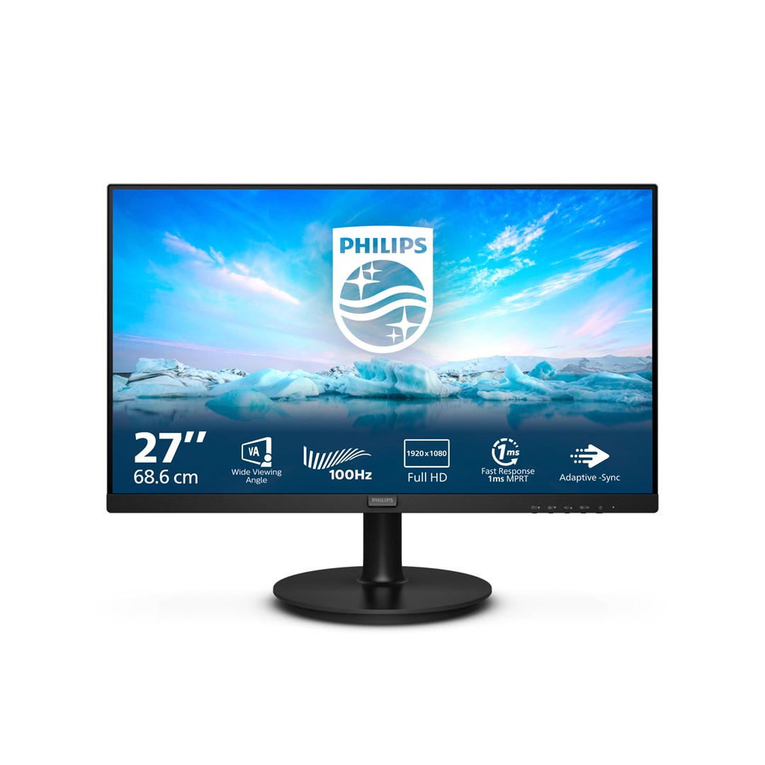 Monitor Philips V Line, 27", 1920 x 1080, 100 Hz, i zi