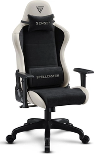 Karrige SENSE7 Spellcaster FUKU, material+lëkurë, e zezë/ bezhë Karrige SENSE7 Spellcaster FUKU, material+lëkurë, e zezë/ bezhë