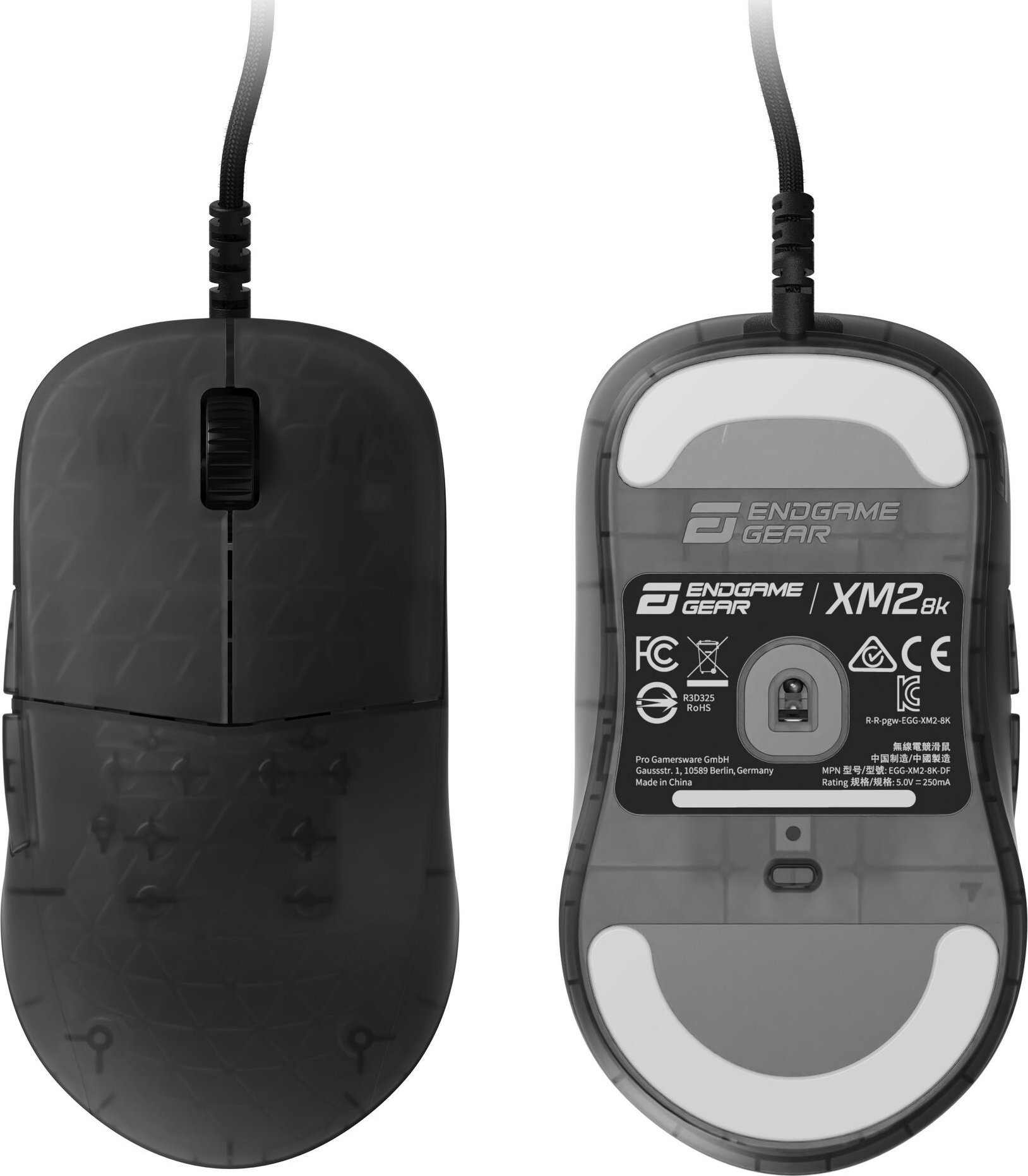 Maus gaming Endgame Gear XM2 8K, optik, USB, Dark Frost