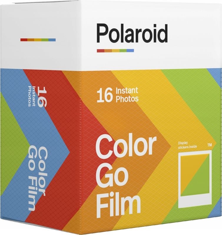 Film fotografik Polaroid GO Color 6017, 16 copë, 6.6x5.4 cm, kornizë e bardhë