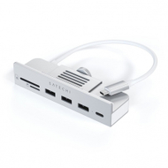 USB Hub Satechi USB-C Clamp për iMac 24" (2021), i argjendtë