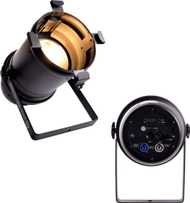 Reflektor skenik Light4Me PAR 64 100W LED Zoom, COB, 3000K, i zi