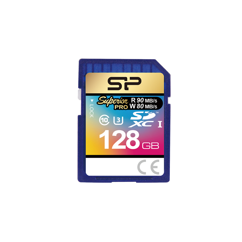 Kartë memorie Silicon Power Superior Pro, 128GB UHS-I U3 CLASS10, 90MB/S