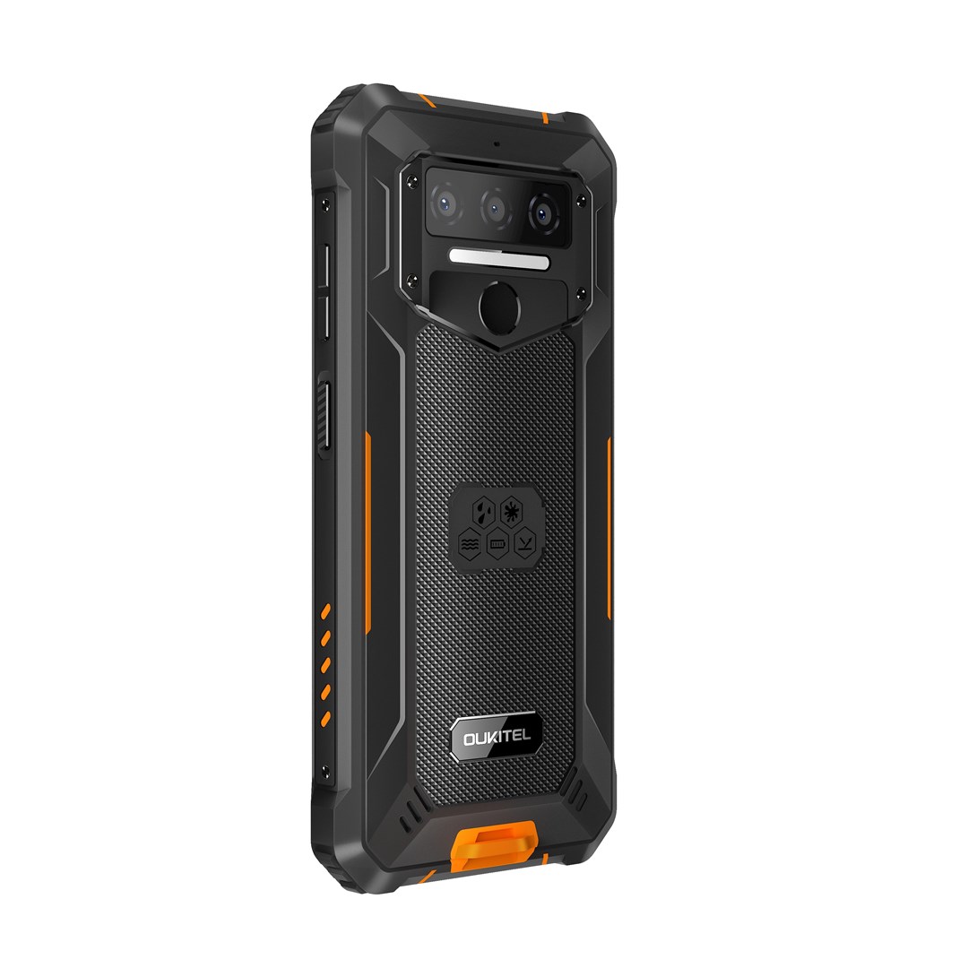 Celular Oukitel WP23, 6.52", Helio P35, 4GB RAM, 64GB, i zi/portokalli